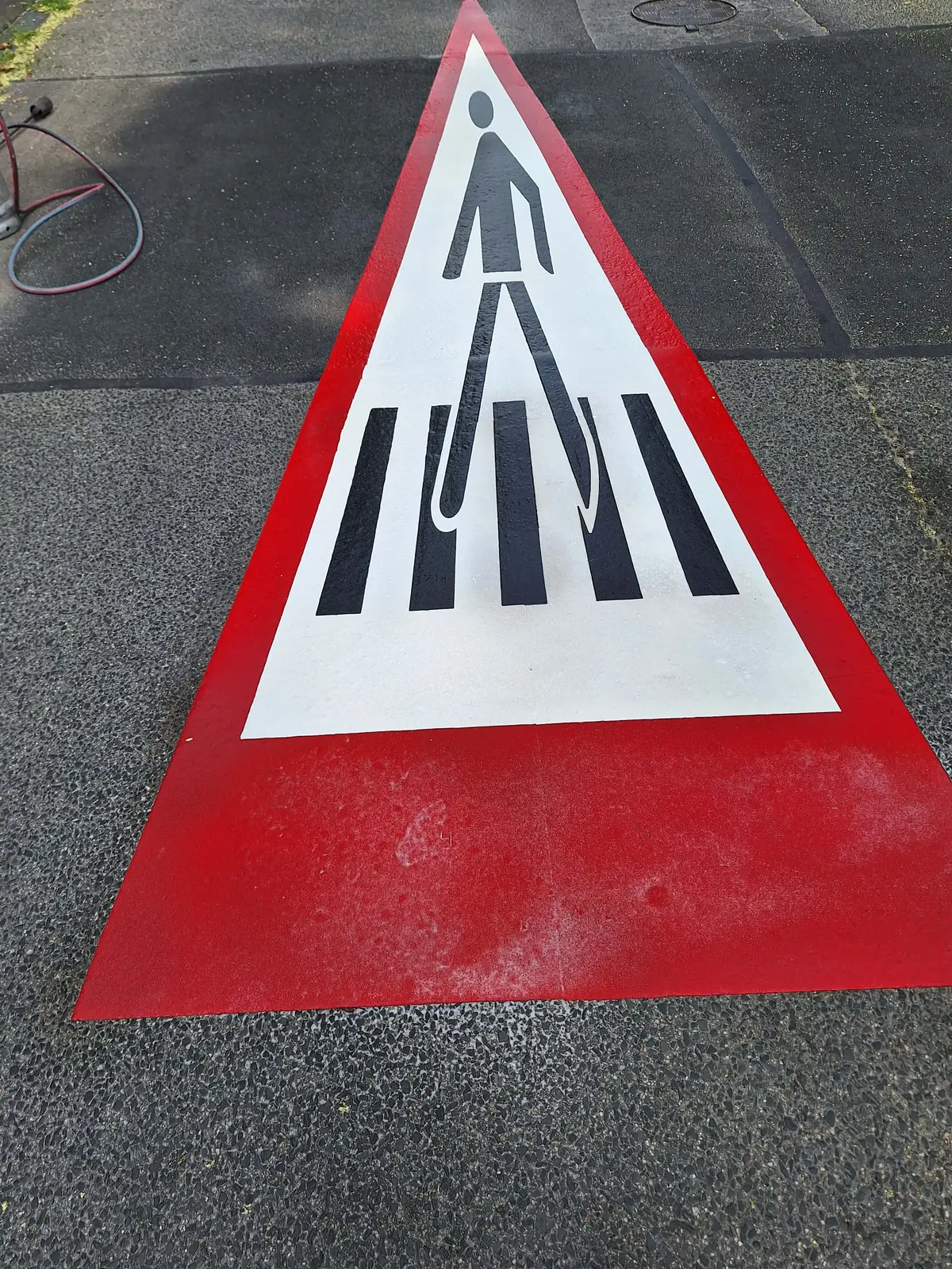 Parkolófestés és útfestés referencia munka 5 - profi kivitelezés