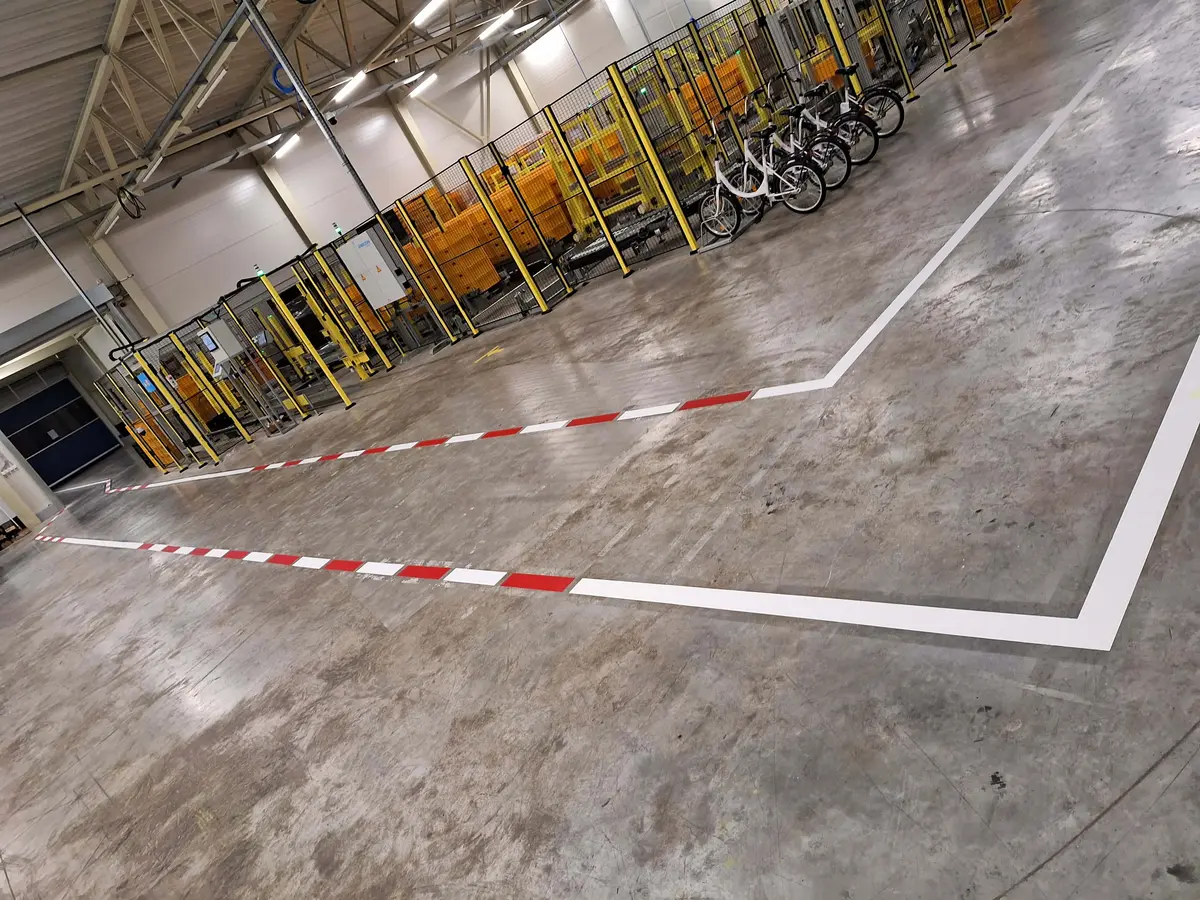 Parkolófestés és útfestés referencia munka 11 - profi kivitelezés