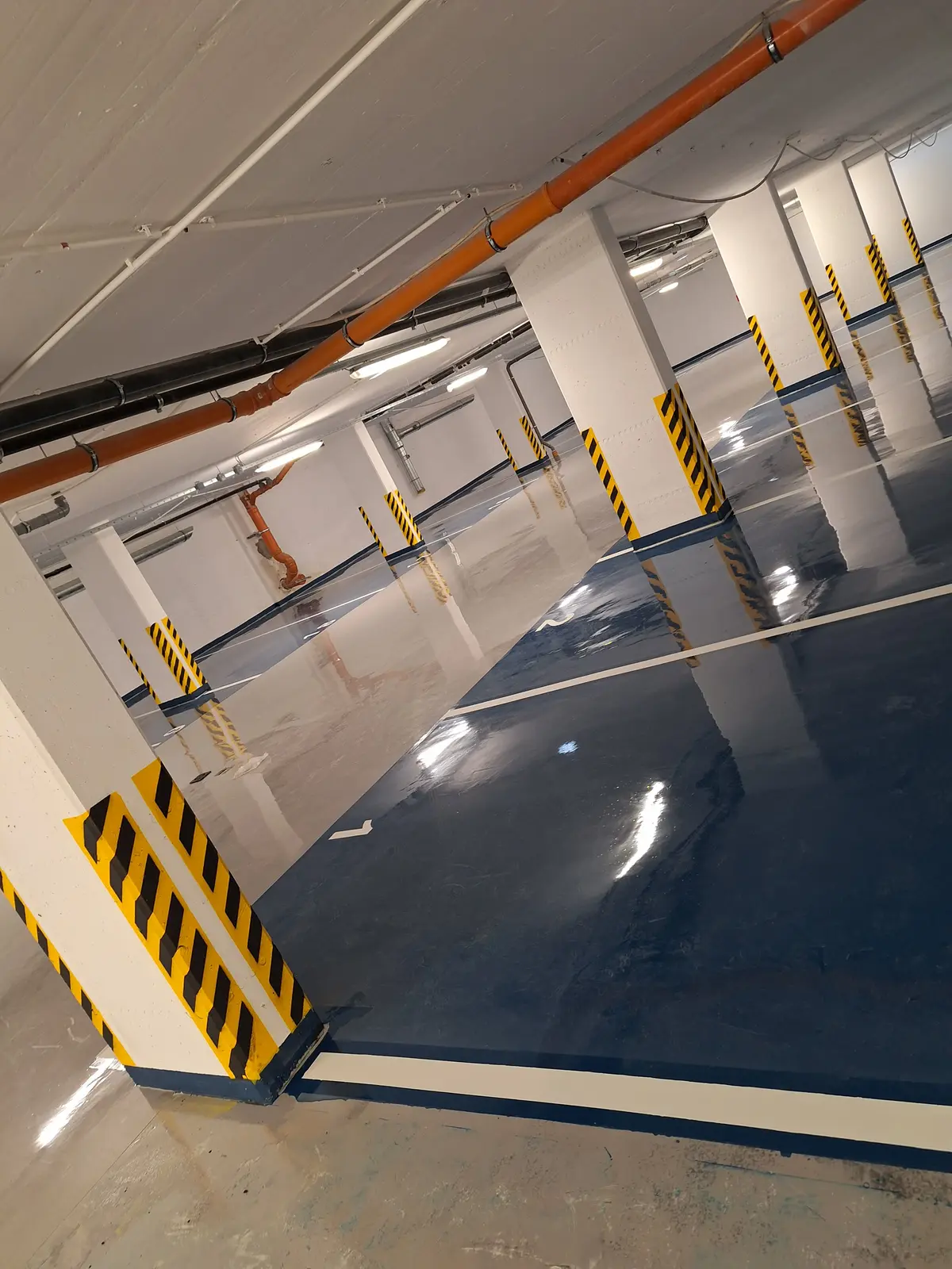 Parkolófestés és útfestés referencia munka 34 - profi kivitelezés